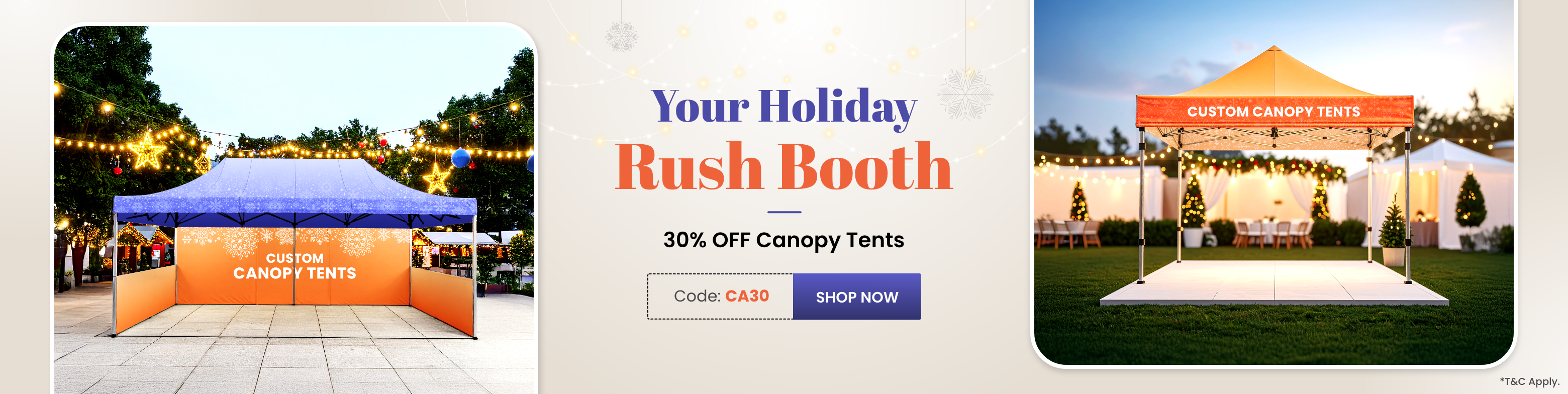 Your Holiday Rush Booth