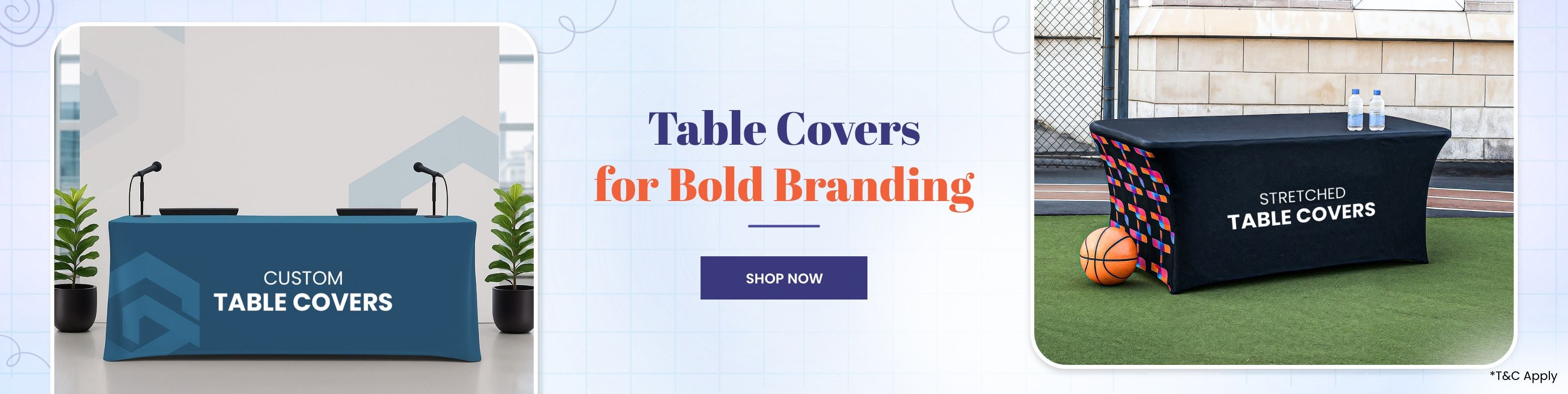 Table Covers for Bold Branding
