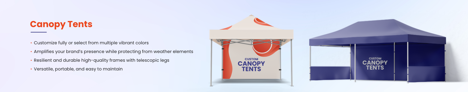 Category Banner Canopy- Tents CA