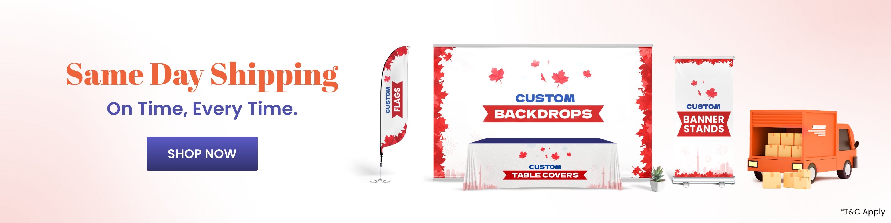 Same Day Shipping Banner