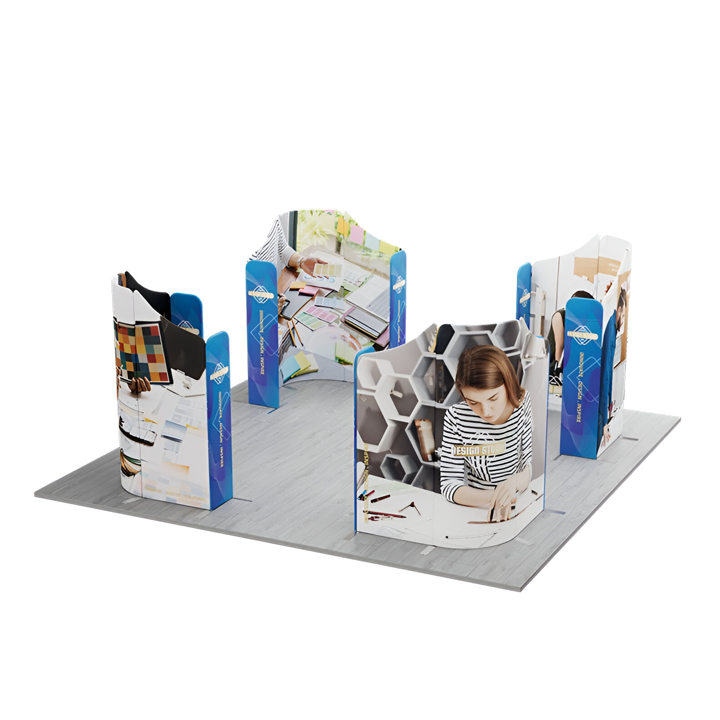 Magnetic Modular Fabric Booth Display