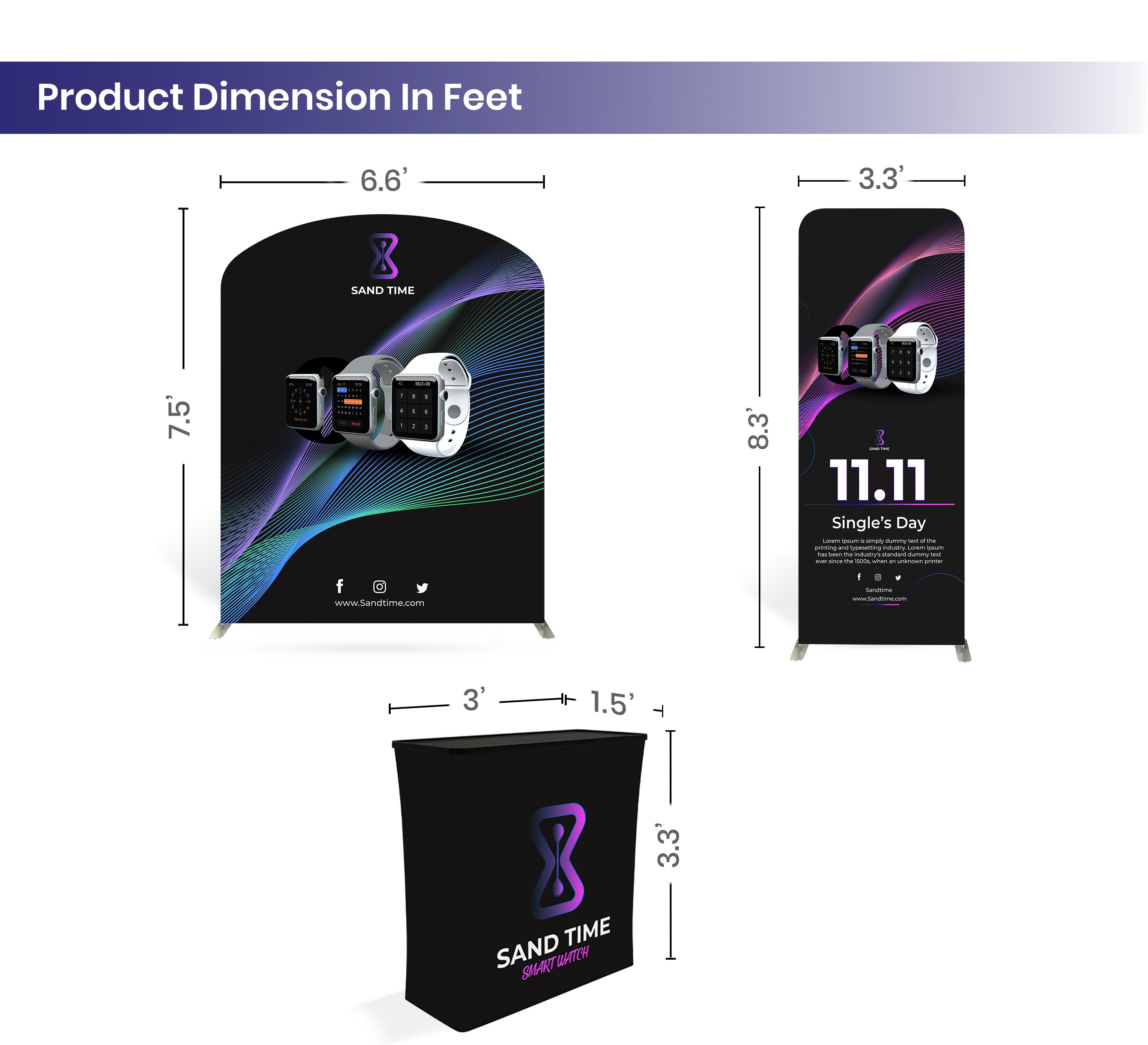 10 Ft Trade Show Booth - Design 7