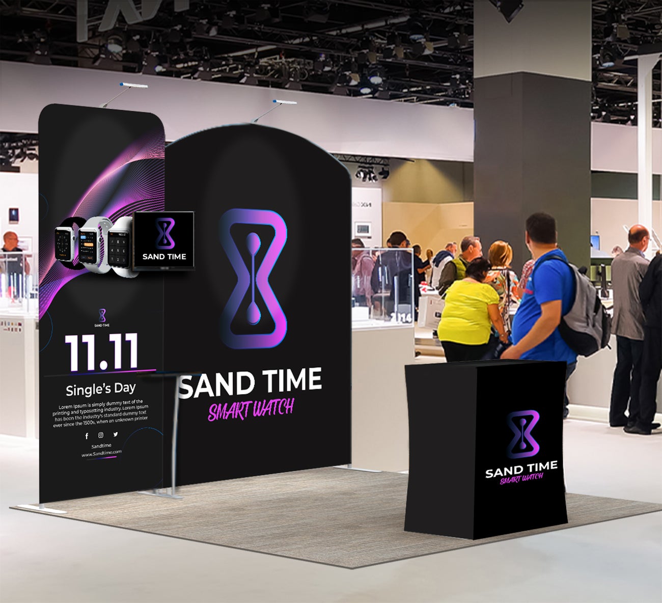 10 Ft Trade Show Booth - Design 7