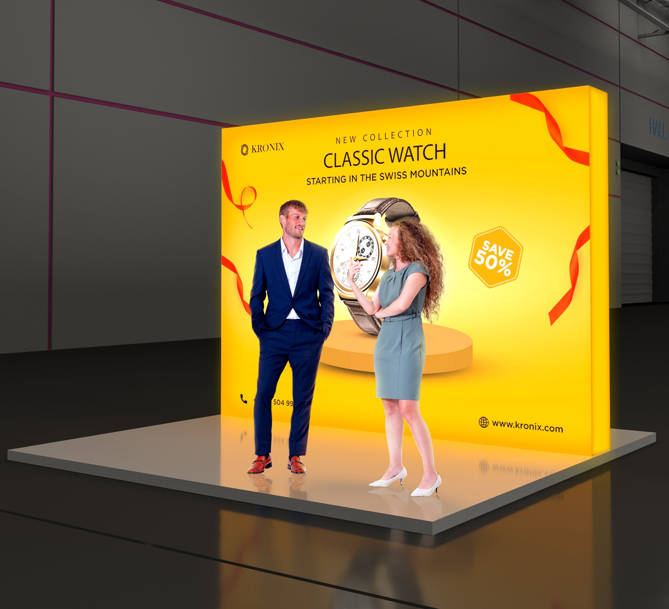 SEG Backlit LED Pop-Up Display | BannerBuzz CA