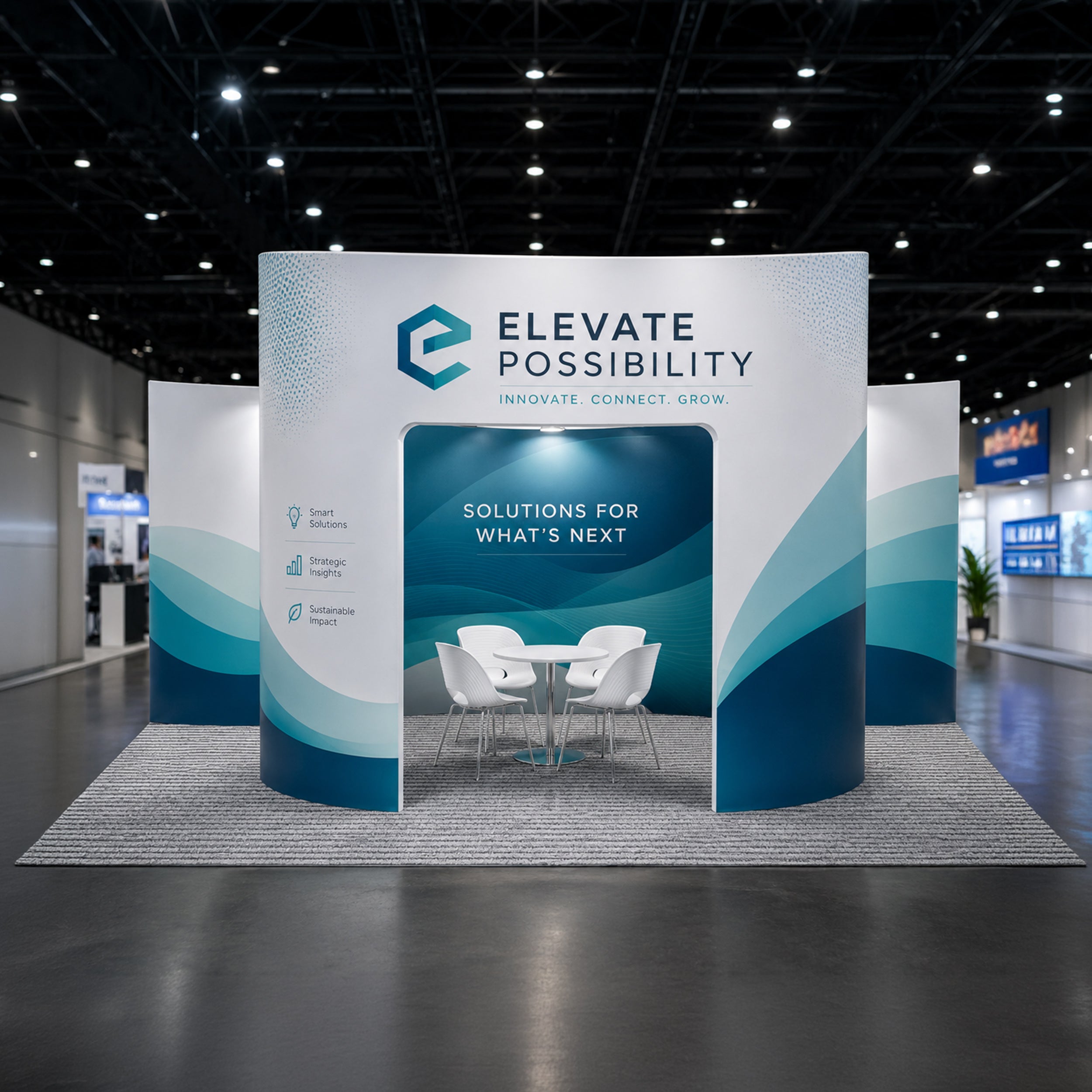 20ft Open-Front Exhibit Booth