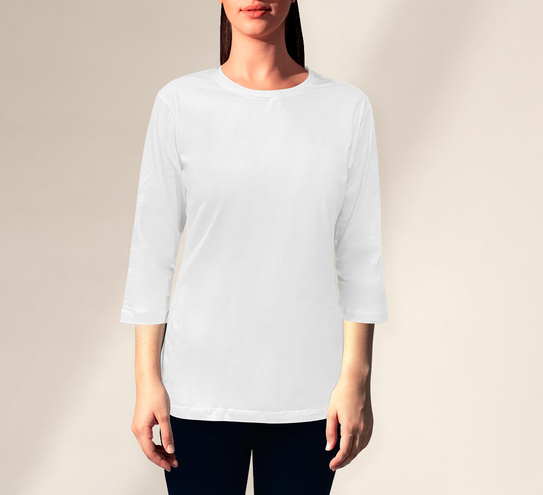 Basic Bae Full Size Ribbed Thumbhole Sleeve T-Shirt - Bella Jade