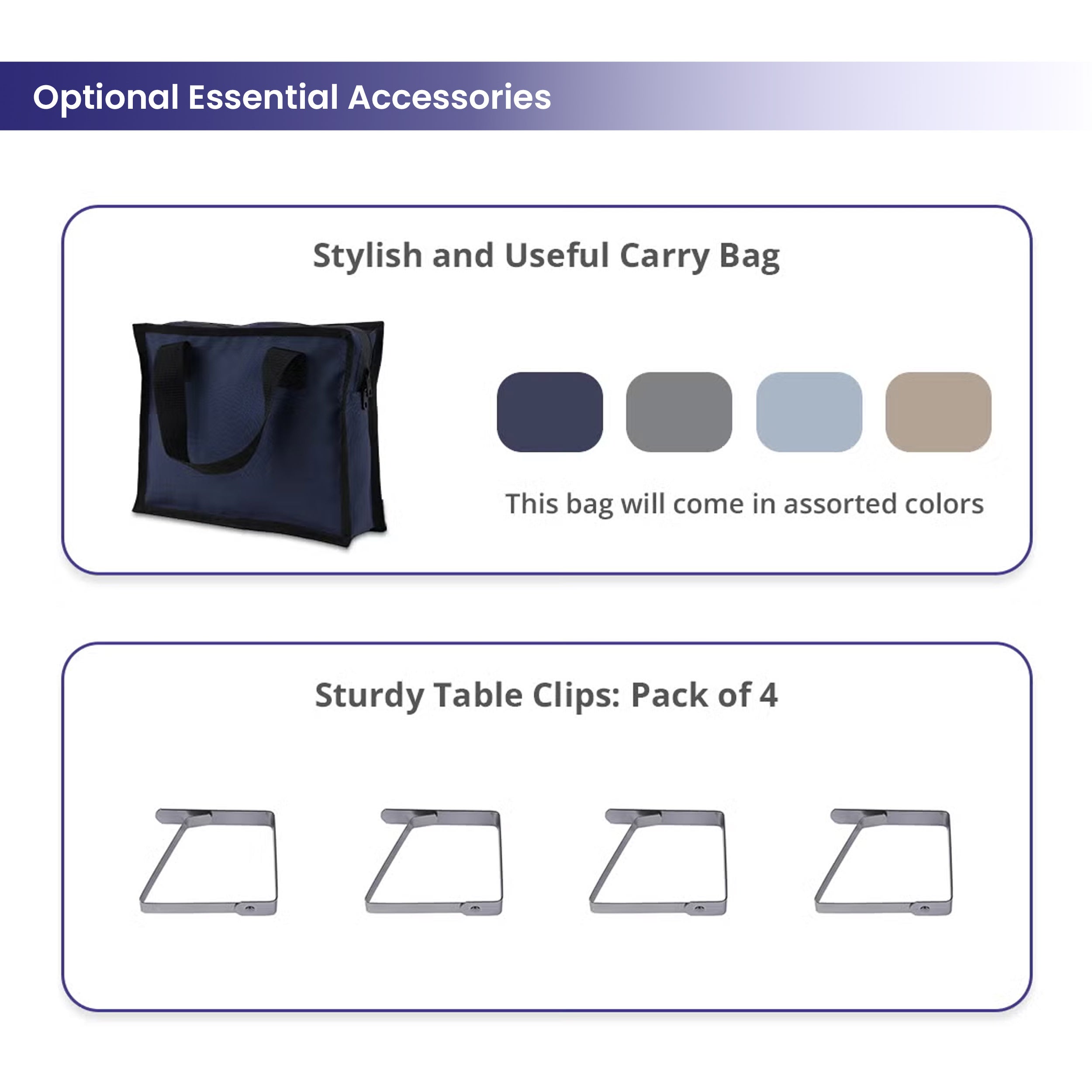 505_Round Table Toppers Optional Essential Accessories 