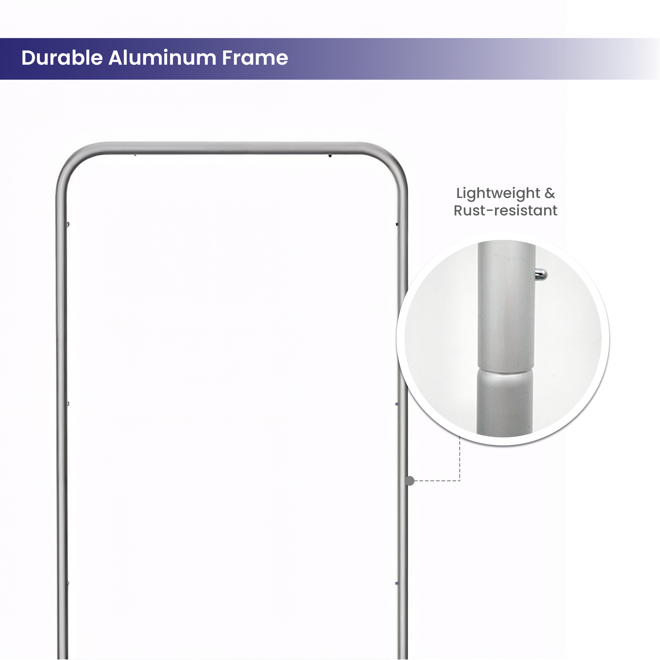 6.5ft Magnetic Modular Fabric Display - Tower Island Shape
