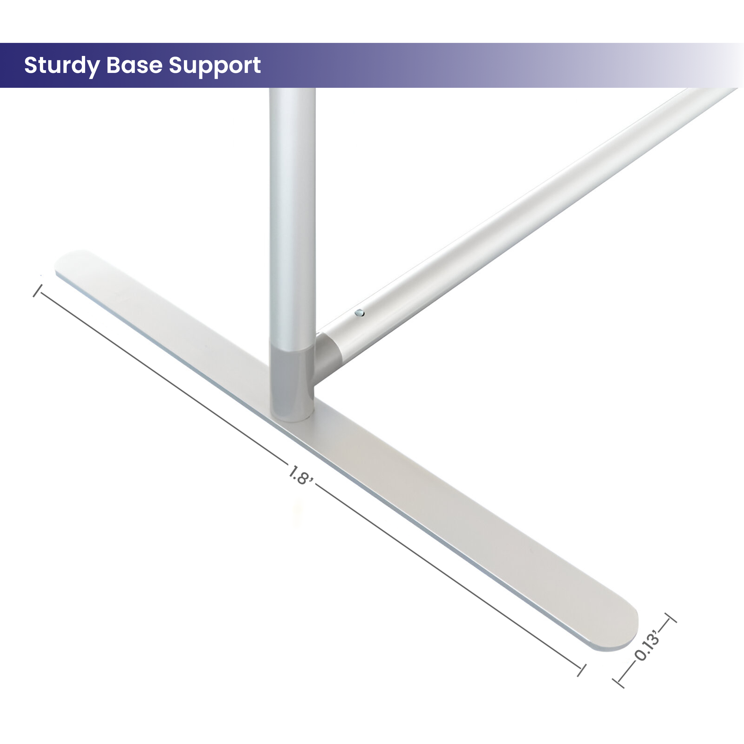 6.5ft Magnetic Modular Fabric Display - Tower Island Shape