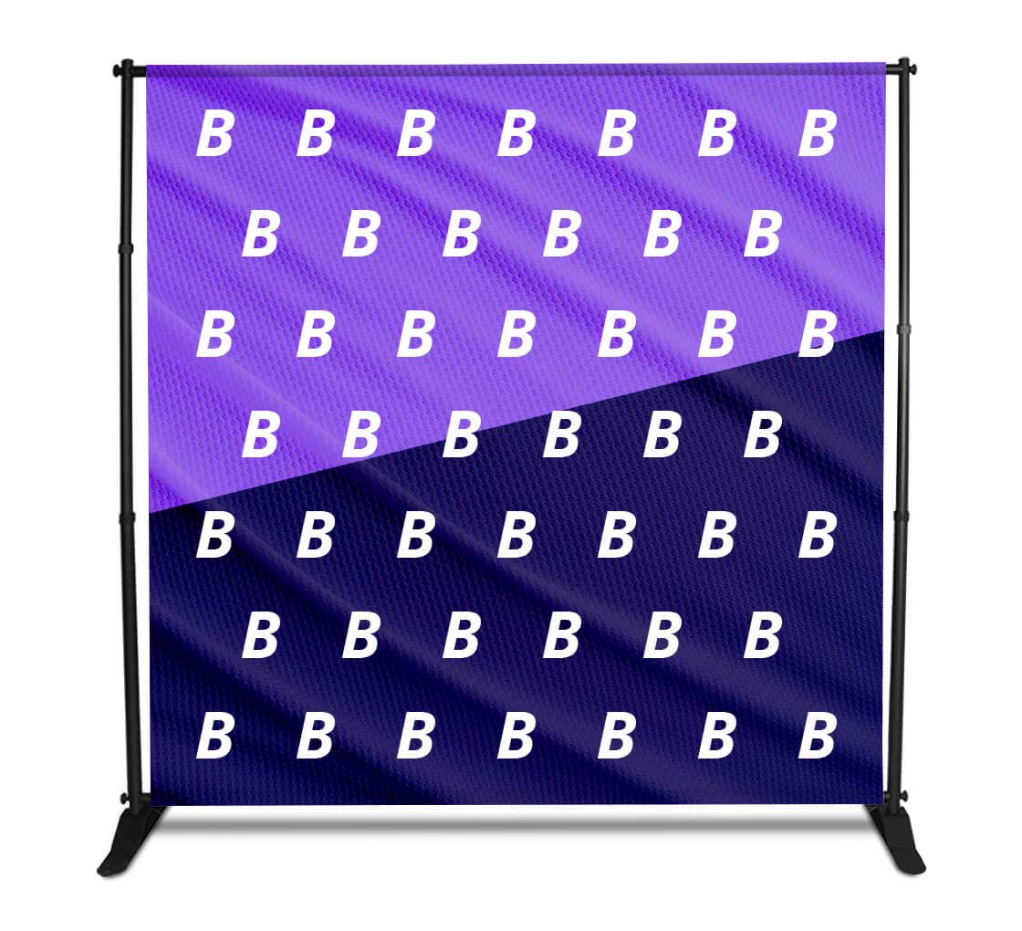 8x8 Step and Repeat Banner, Backdrop Display