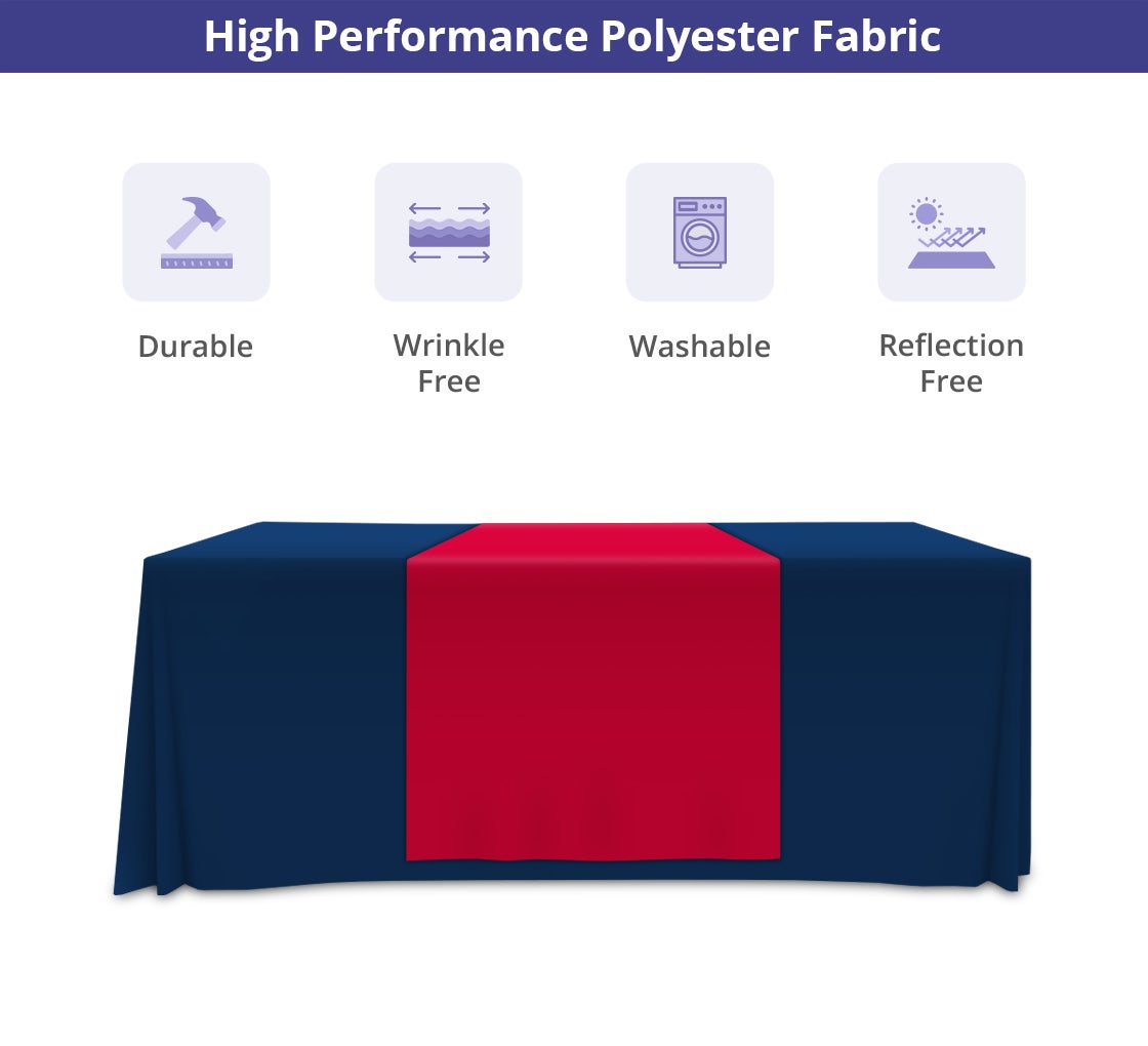 2.5' x 6' Table Runners - Red