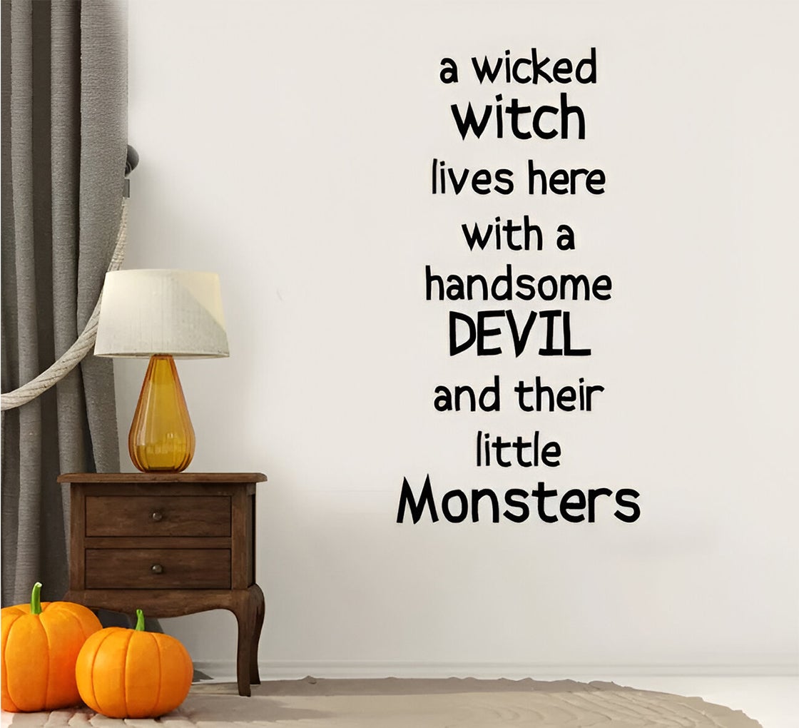 Halloween Wall Lettering