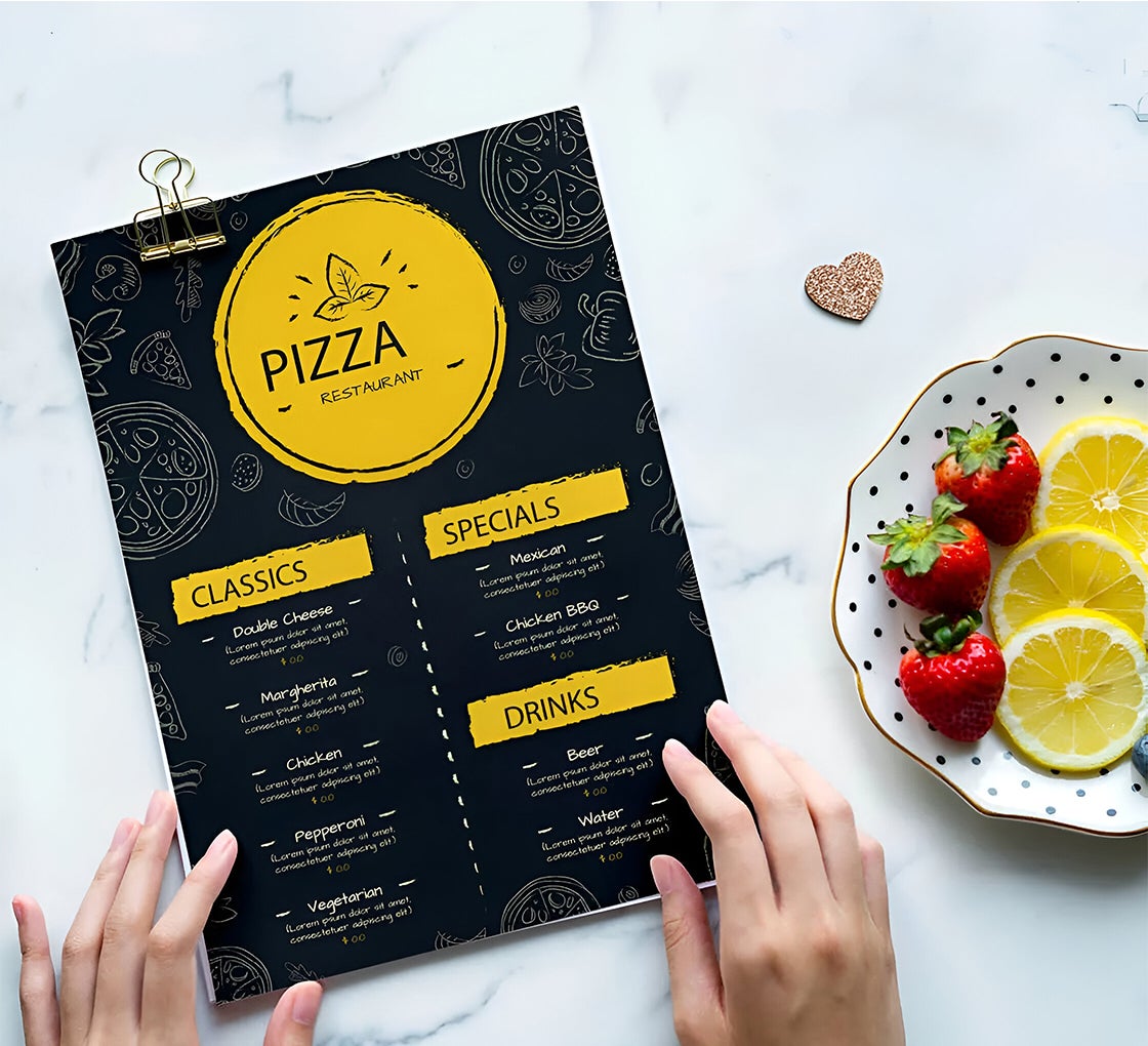 Take Out Menus | Half-folded Menus, Restaurant Menus – Bannerbuzz Take Out Menus | Half-folded Menus, Restaurant Menus – Bannerbuzz
