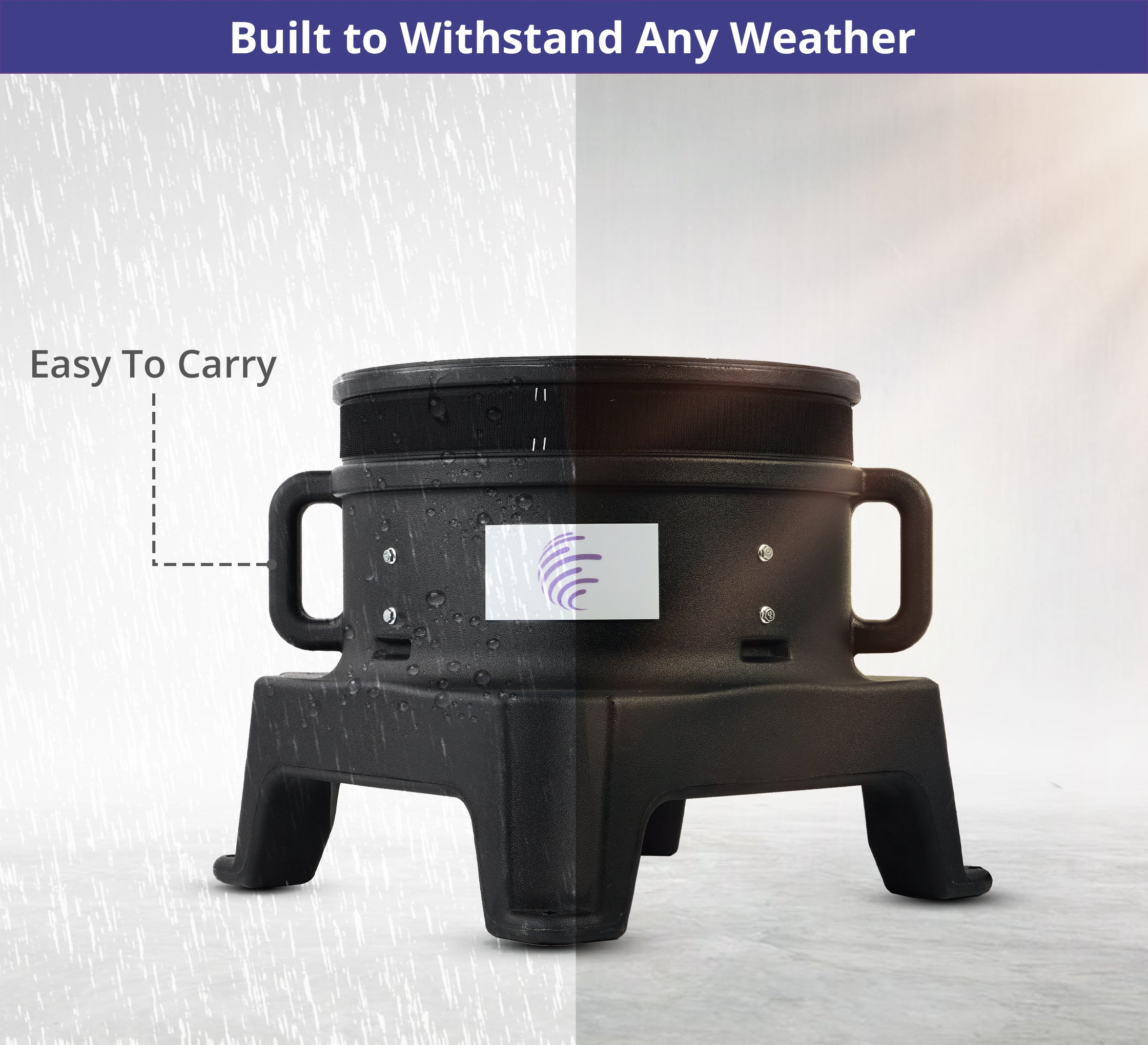 Barber Pole (Red, White, Blue) Inflatable Tube