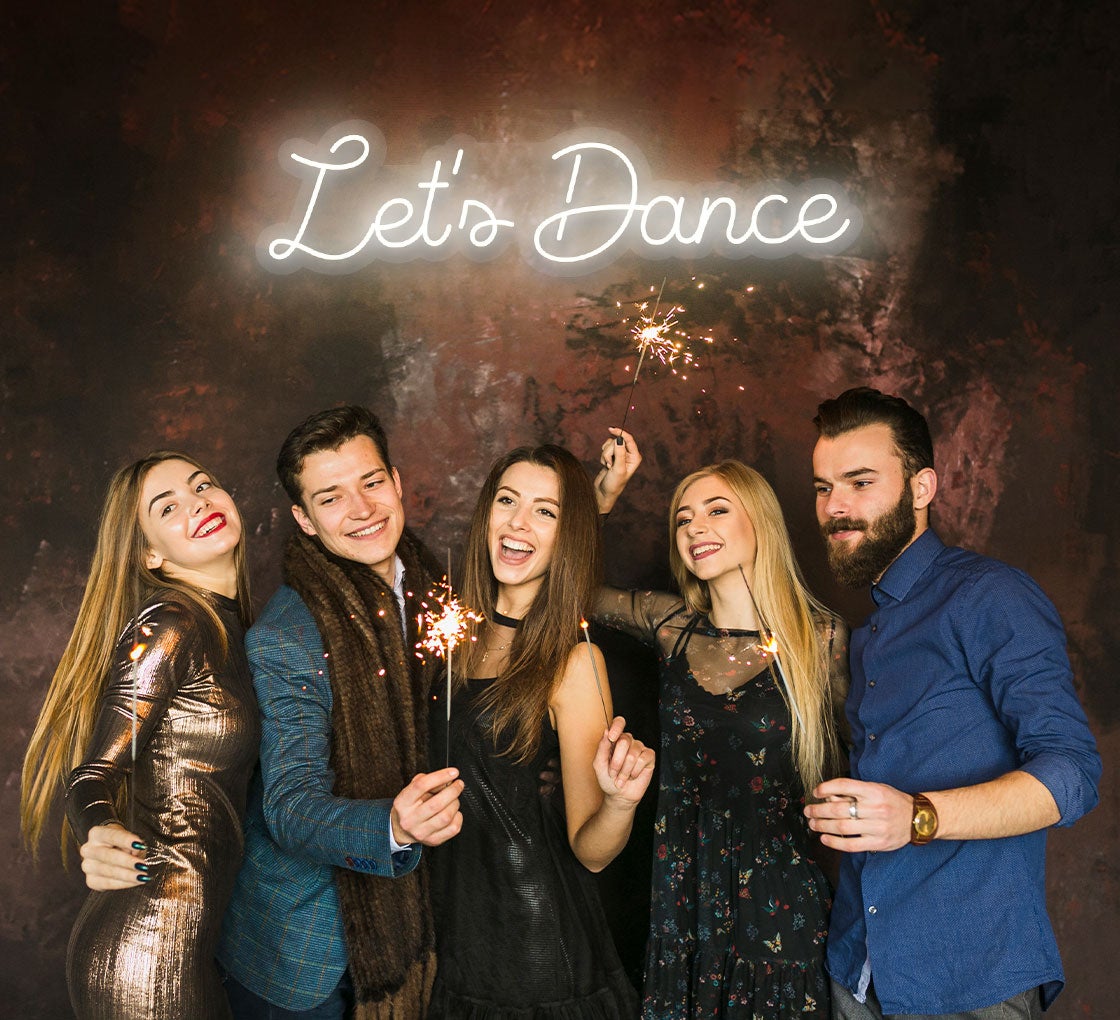 Let's Dance Neon Sign Online | Let's Dance Neon Sign - Bannerbuzz.ca