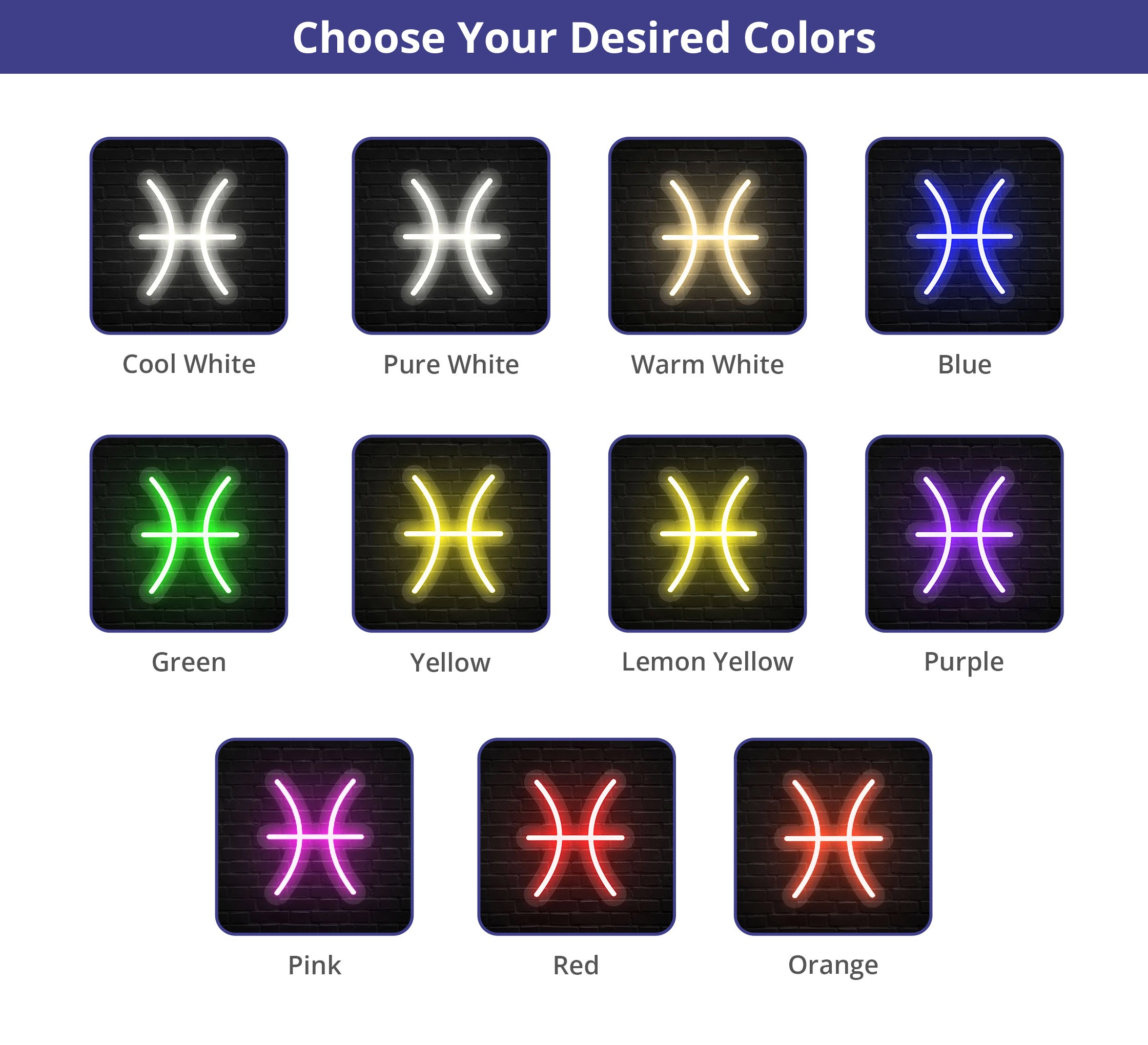 Pisces Neon Sign