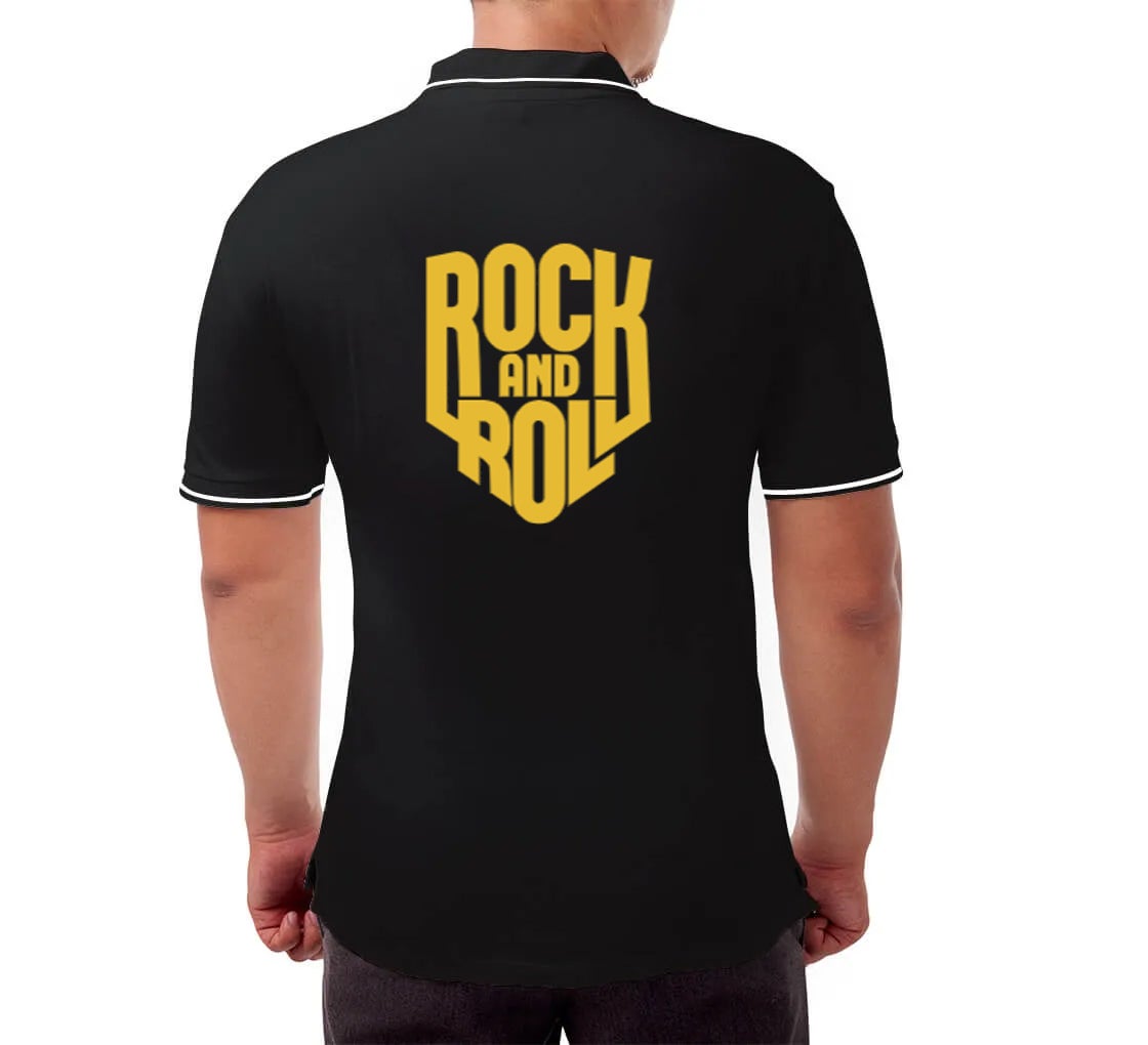 Buy Custom Cotton Black Polo Shirt at the Best Price | BannerBuzz