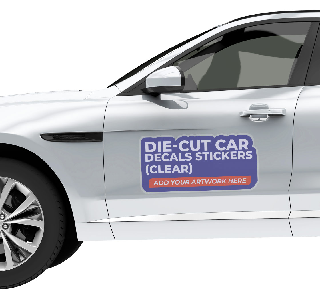 Die Cut Car Decals Stickers Clear