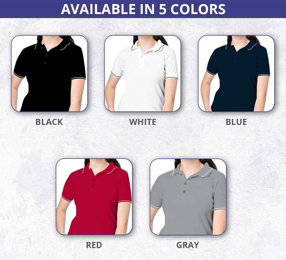 Women's Polo Shirt - Printed Online | Women's Polo Shirt - Printed
