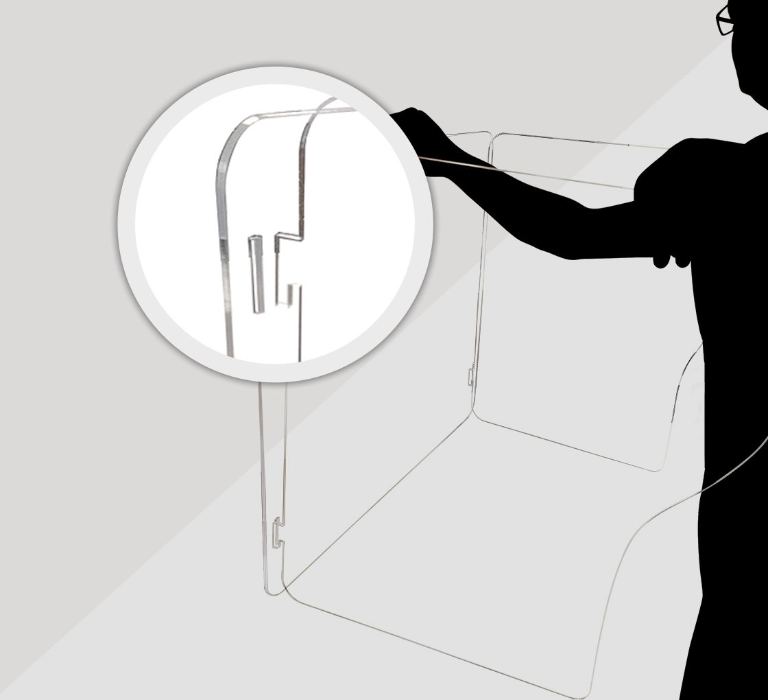 Sneeze Guard for Desk