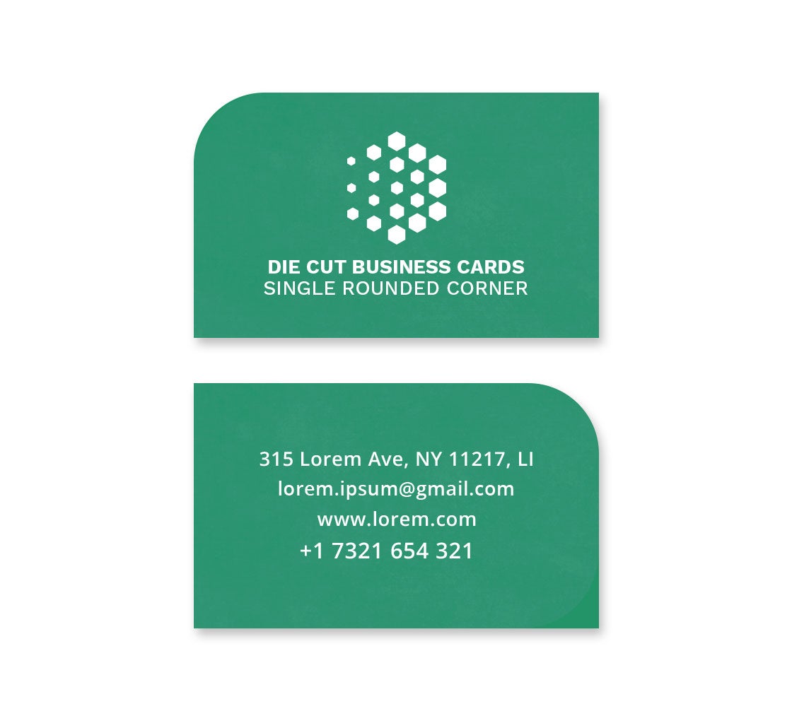 custom cut out business cards