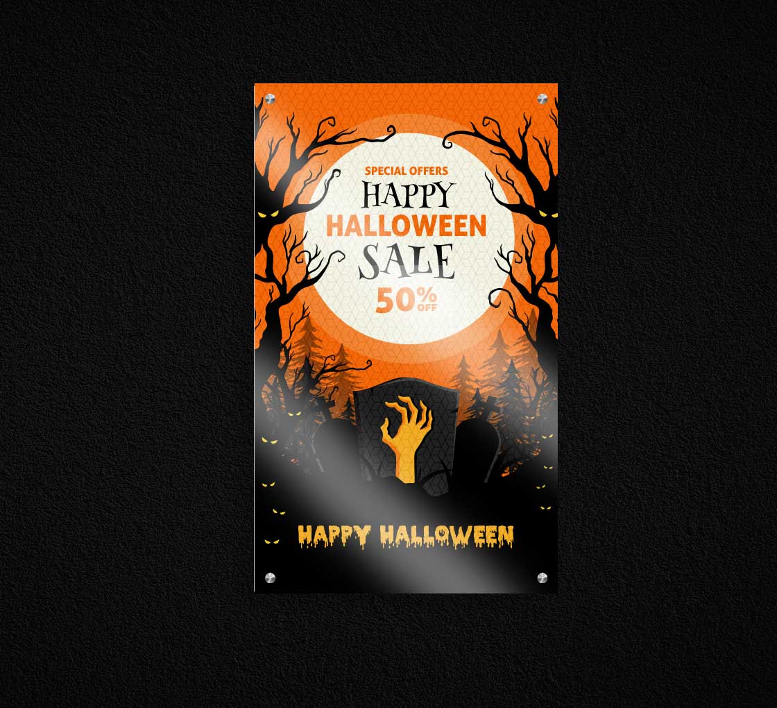 Shop Halloween PVC Foam Board Signs | BannerBuzz Canada