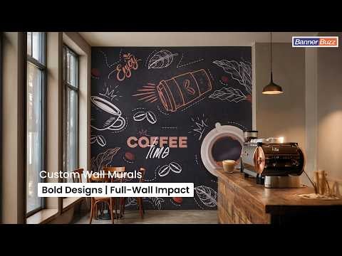 Custom Wall Murals | Large Scale Wall Graphics for Stunning Interiors | BannerBuzz