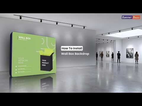 Wall Box Fabric Display Backdrop 10x8 | Easy Installation Guide