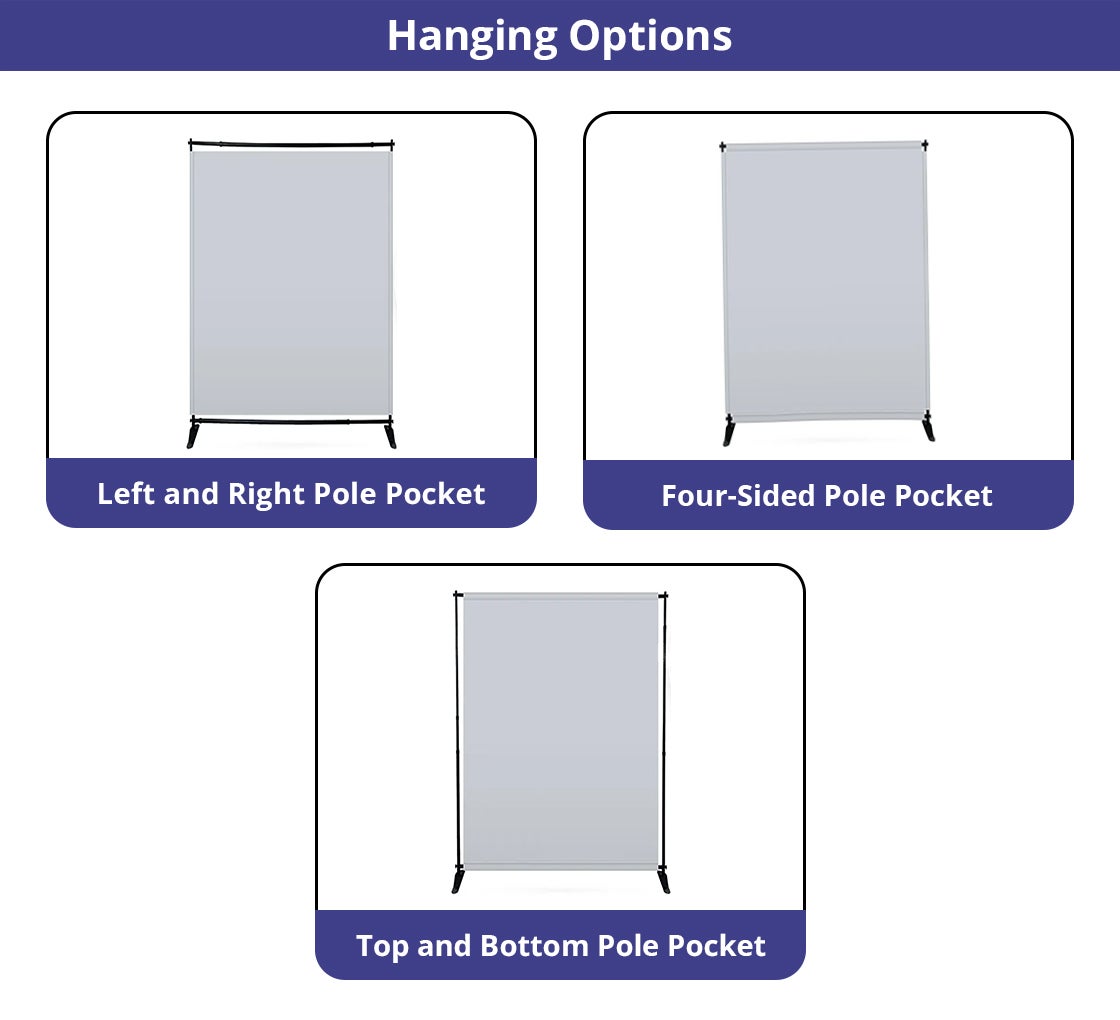 5 ft x 8 ft Step and Repeat Adjustable Banner Stands