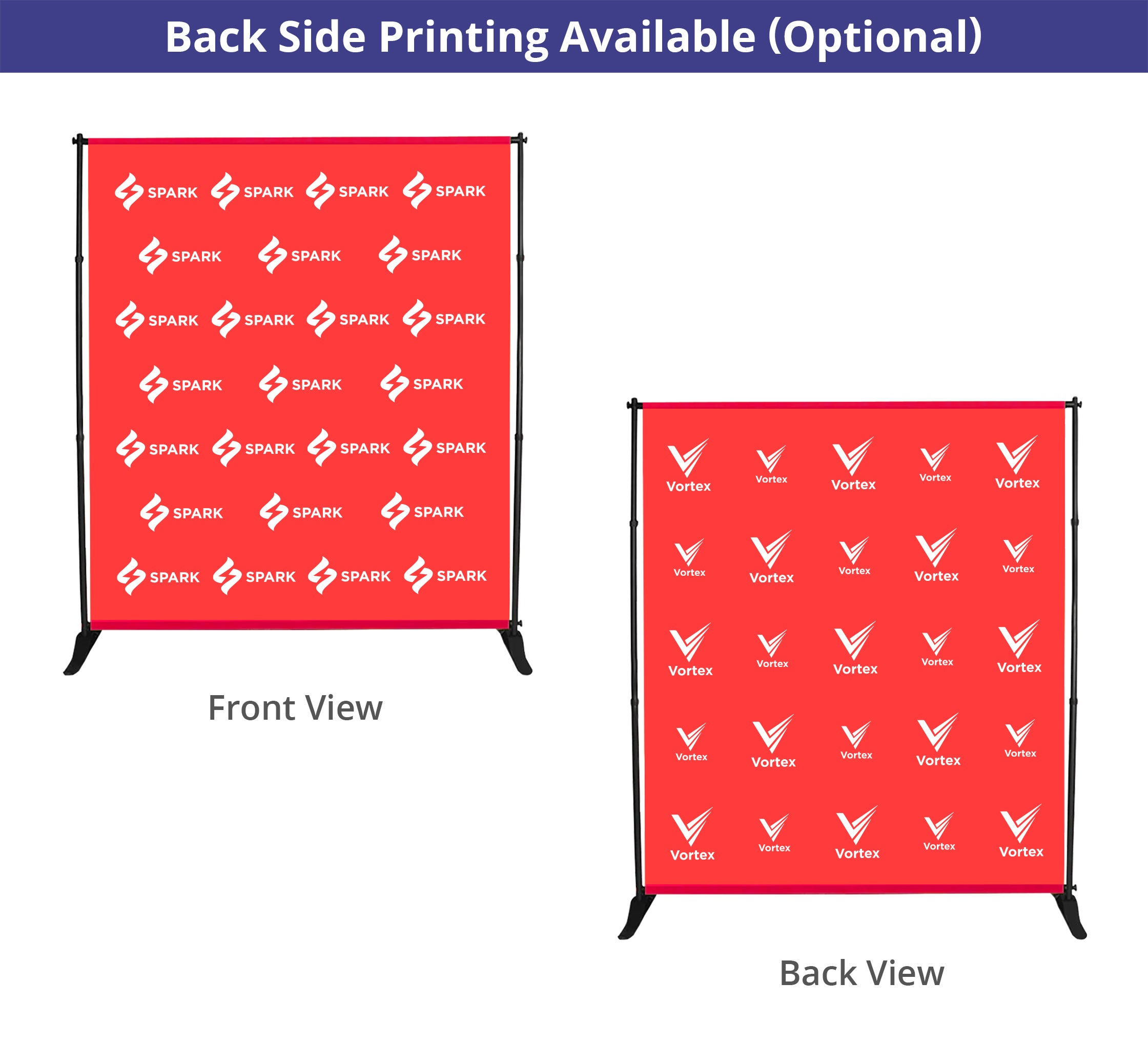 Buy 6 ft x 8 ft Step and Repeat Adjustable Banner Stands