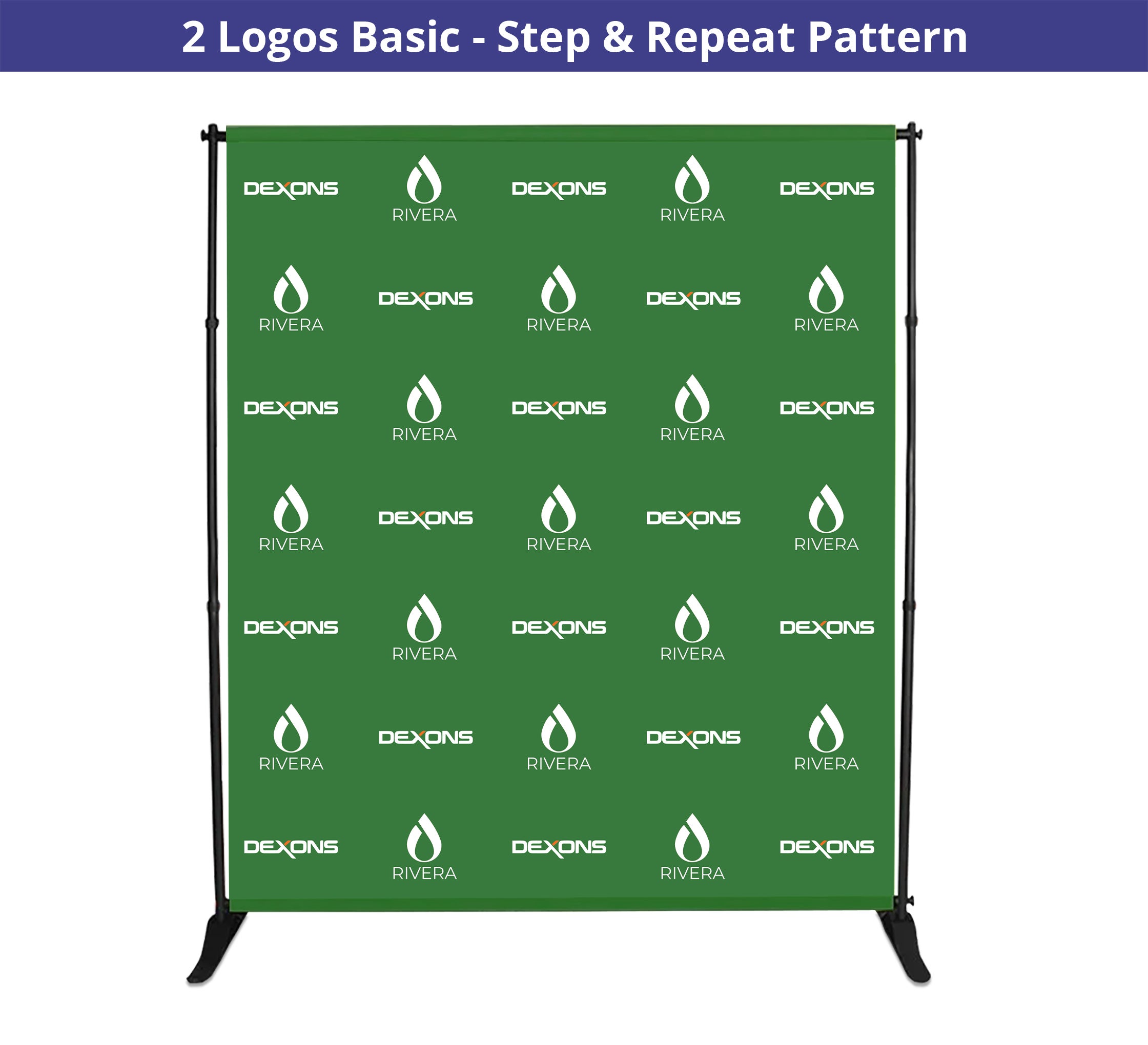 Buy 6 ft x 8 ft Step and Repeat Adjustable Banner Stands