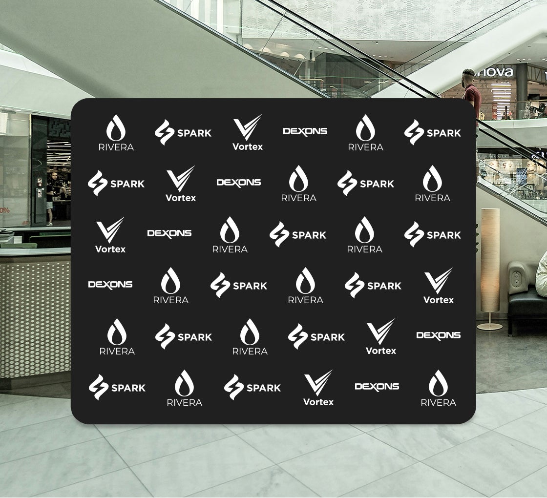 10 ft x 8 ft Step and Repeat Wall Box Fabric Display