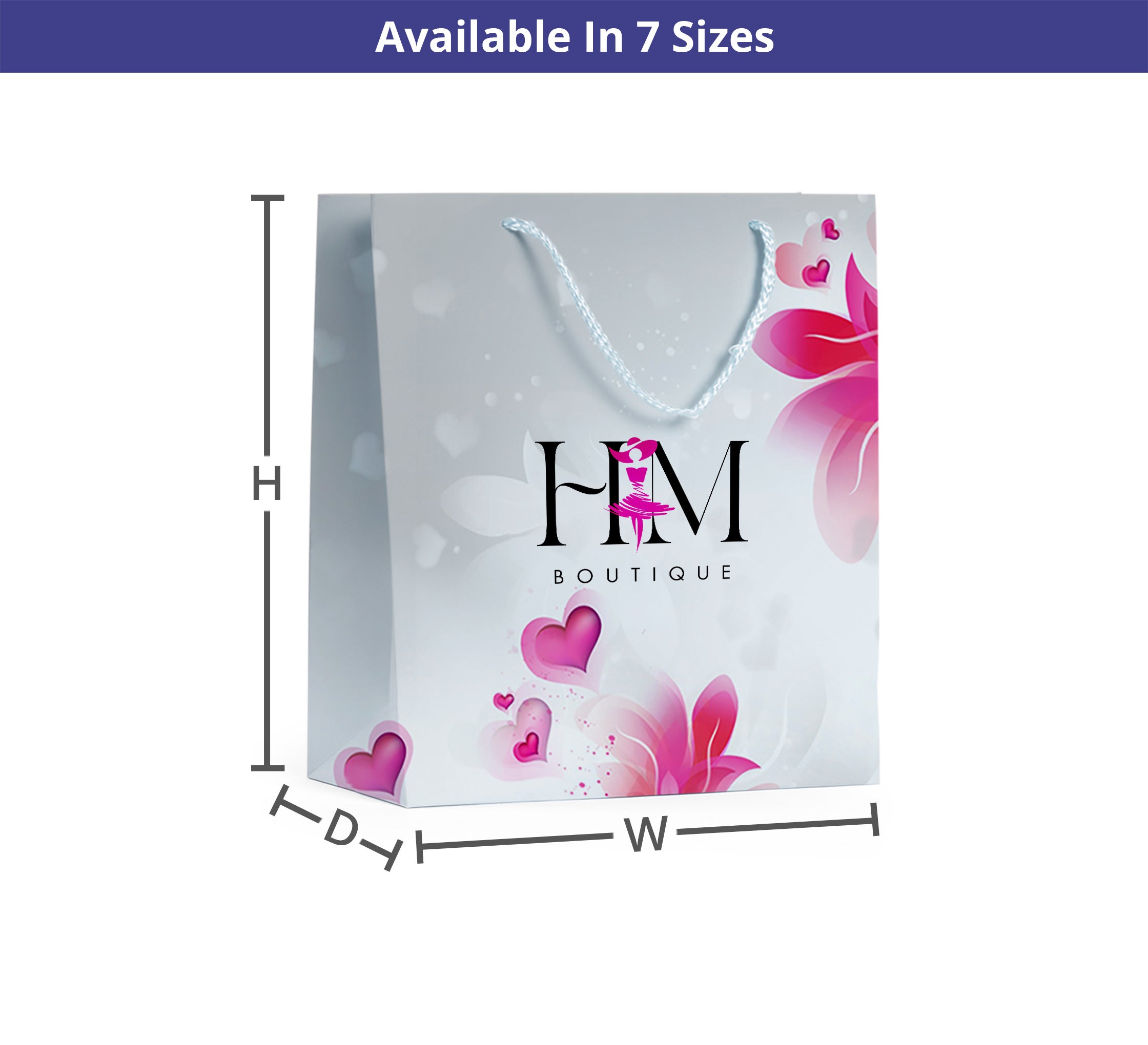 Printed Matte Paper Bags