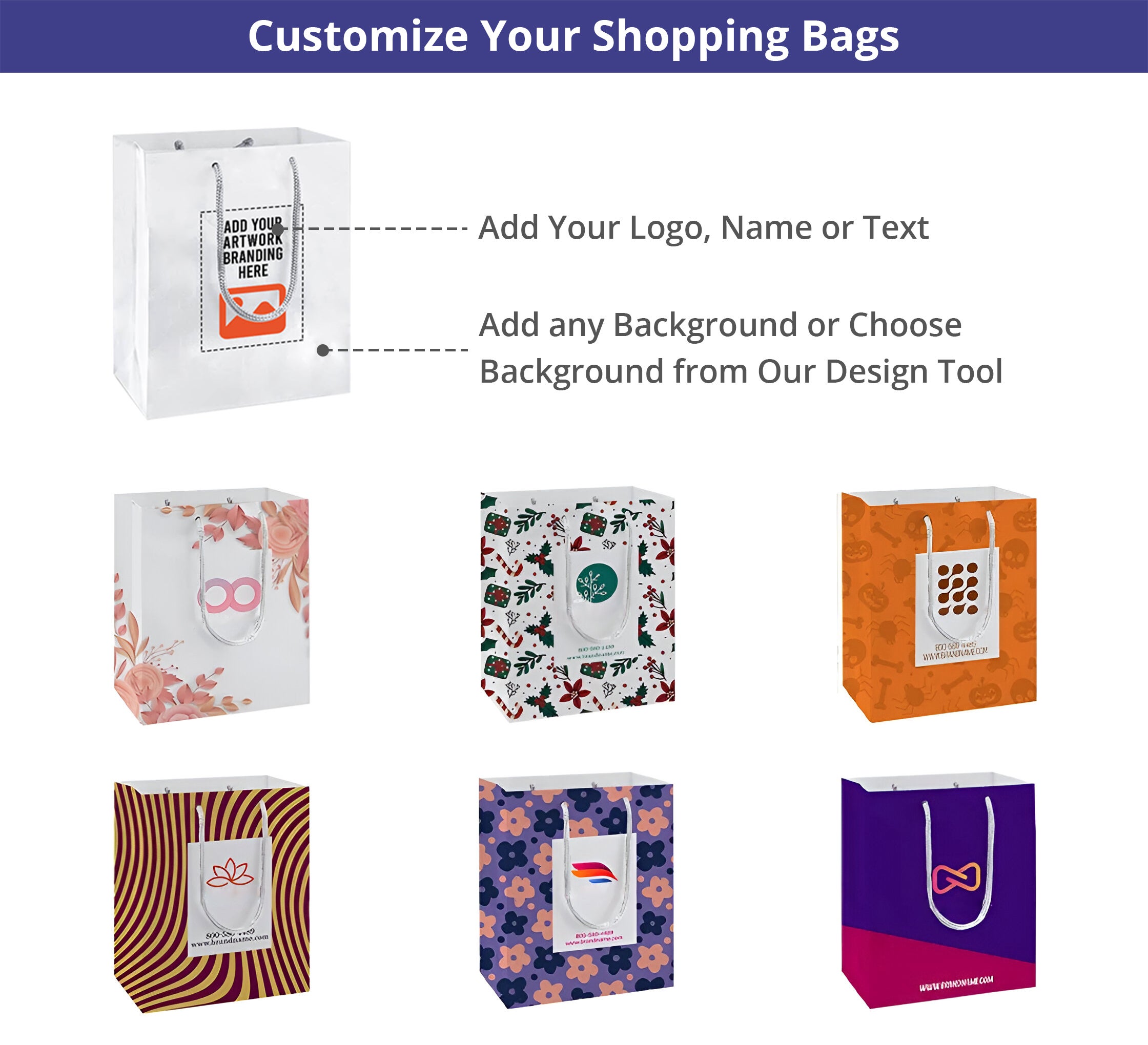 Printed Matte Paper Bags