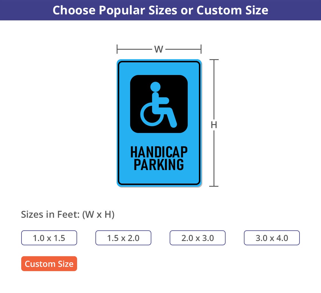 Handicap Parking Signs