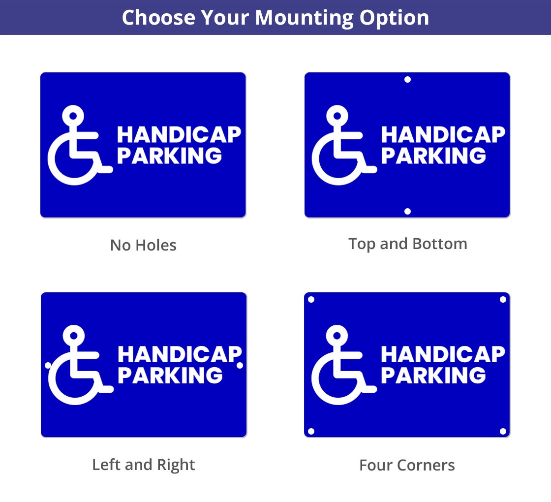 Handicap Parking Signs