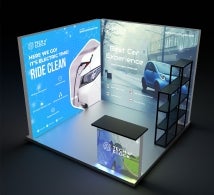 10 Ft Backlit Trade Show Display - Design 3