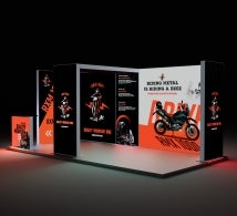 20 Ft Backlit Trade Show Display - Design 3