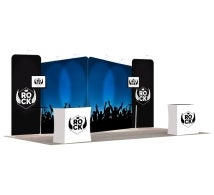 20 Ft Trade Show Booth - Design 1