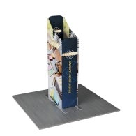 6.5ft Magnetic Modular Fabric Display - Two Sloped & Straight Banner Stands