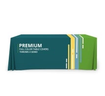 Premium Full Color Table Covers & Throws - 4 Sided