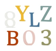 MDF Letters and Numbers