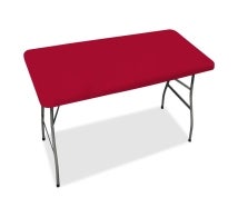 4 Ft Rectangle Table-Top Cover - Red