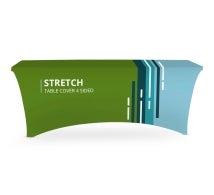 Stretch Table Covers - Zipper Back
