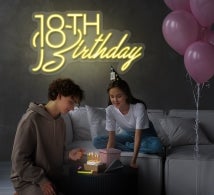 18th Birthday Neon Sign