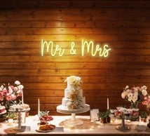 Mr & Mrs Neon Sign