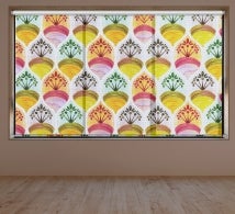 Custom Graphic Roller Shades - Mesh