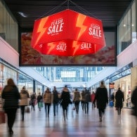 Skytube Hexagon Hanging Banners