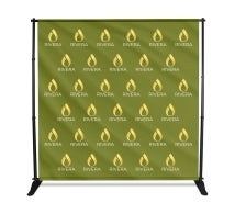 8ft x 8ft Step and Repeat Fabric Banners
