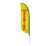 Pre Printed Grand Opening Feather Flag